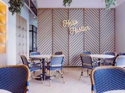 Community area in a Korean Coworking Space