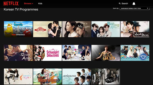 korean programs on netflix